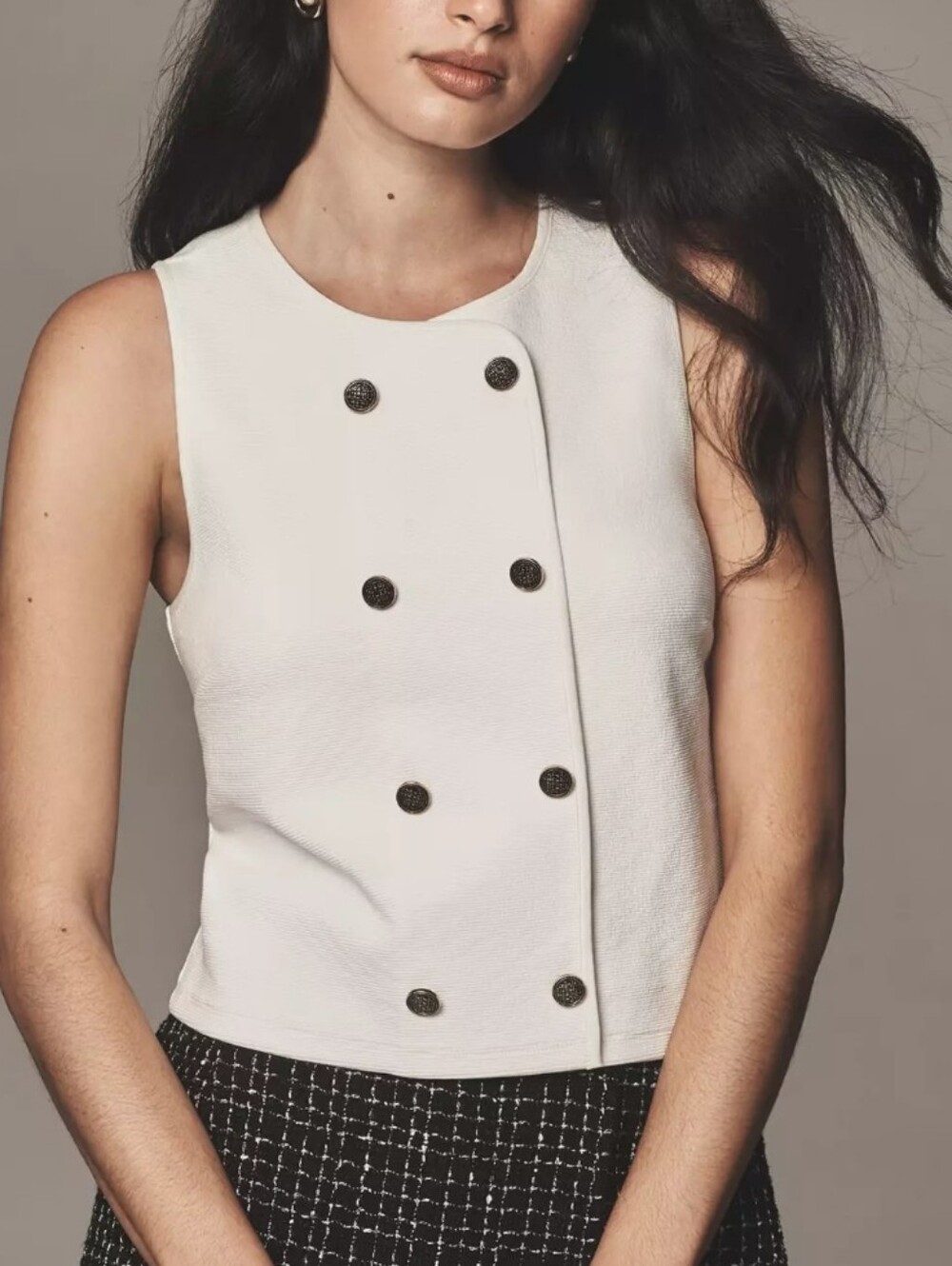 Dolan Left Coast Collection Anthropologie Structed Vest Top Size XL NWOT